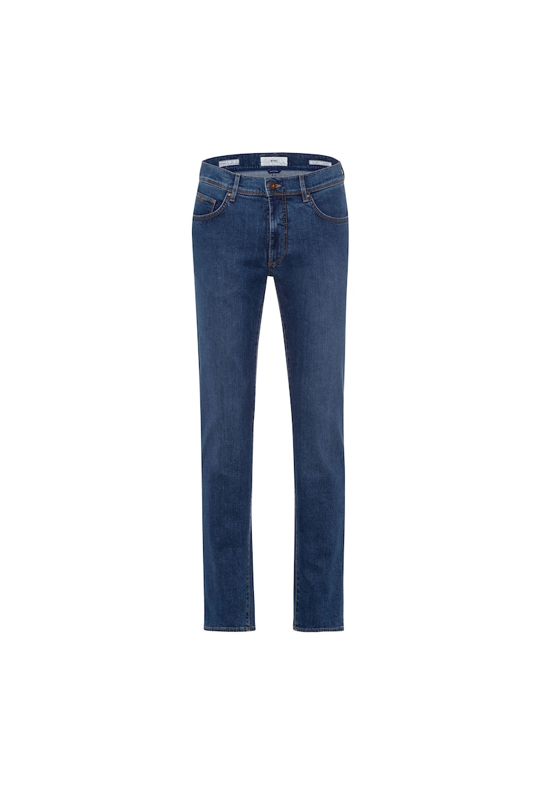 Brax Blugi cu talie joasa si regular fit - Albastru