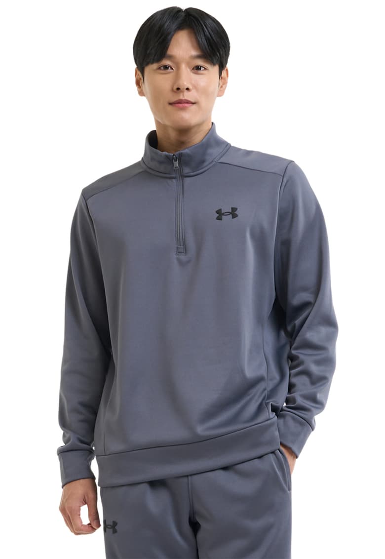 Bluza de trening cu fermoar scurt - pentru antrenament