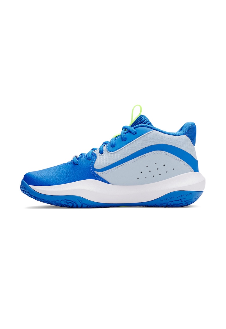 Pantofi Lockdown 7 pentru baschet - Verde neon/Albastru royal/Alb optic