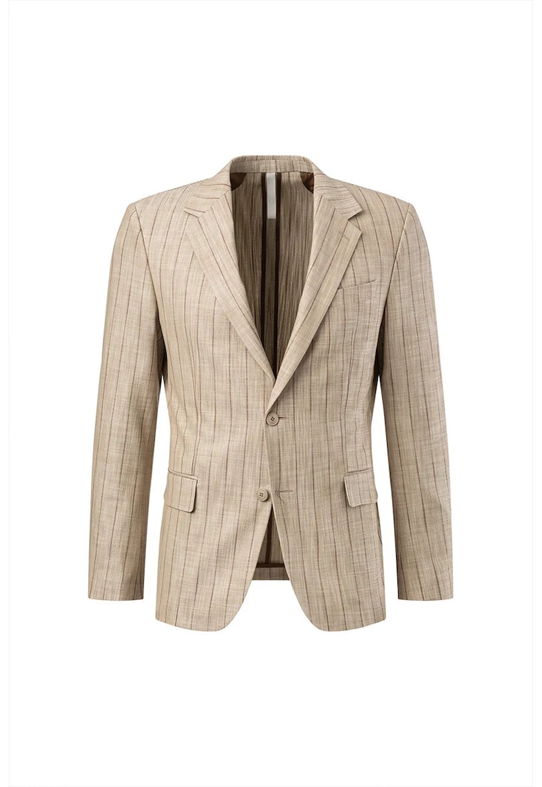 Sacou slim-fit cu închidere la un singur rând de nasturi STR1