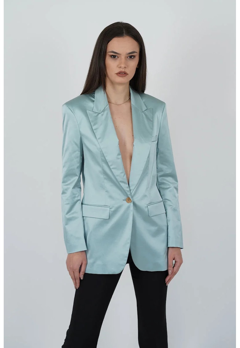 Sacou regular fit cu inchidere la un singur rand de nasturi JP2