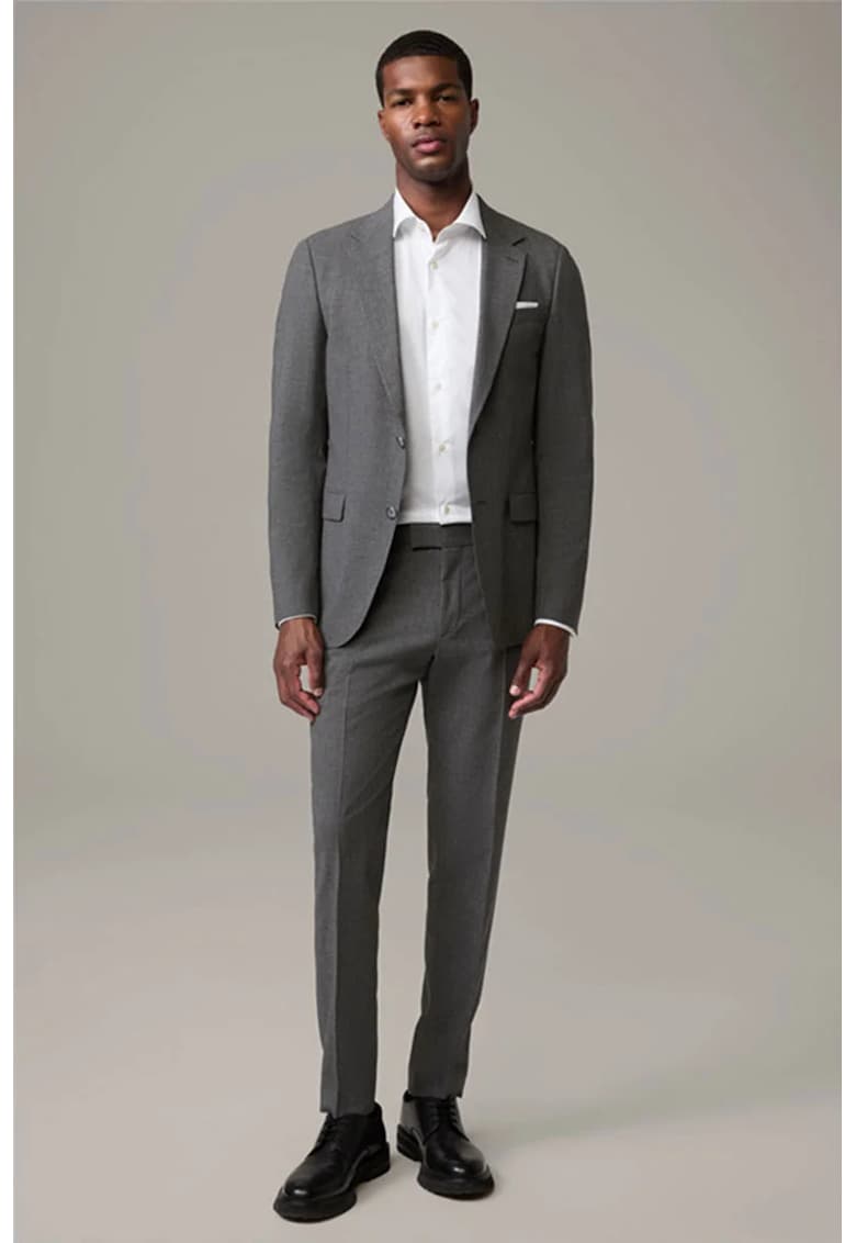 Sacou regular fit la un singur rând de nasturi