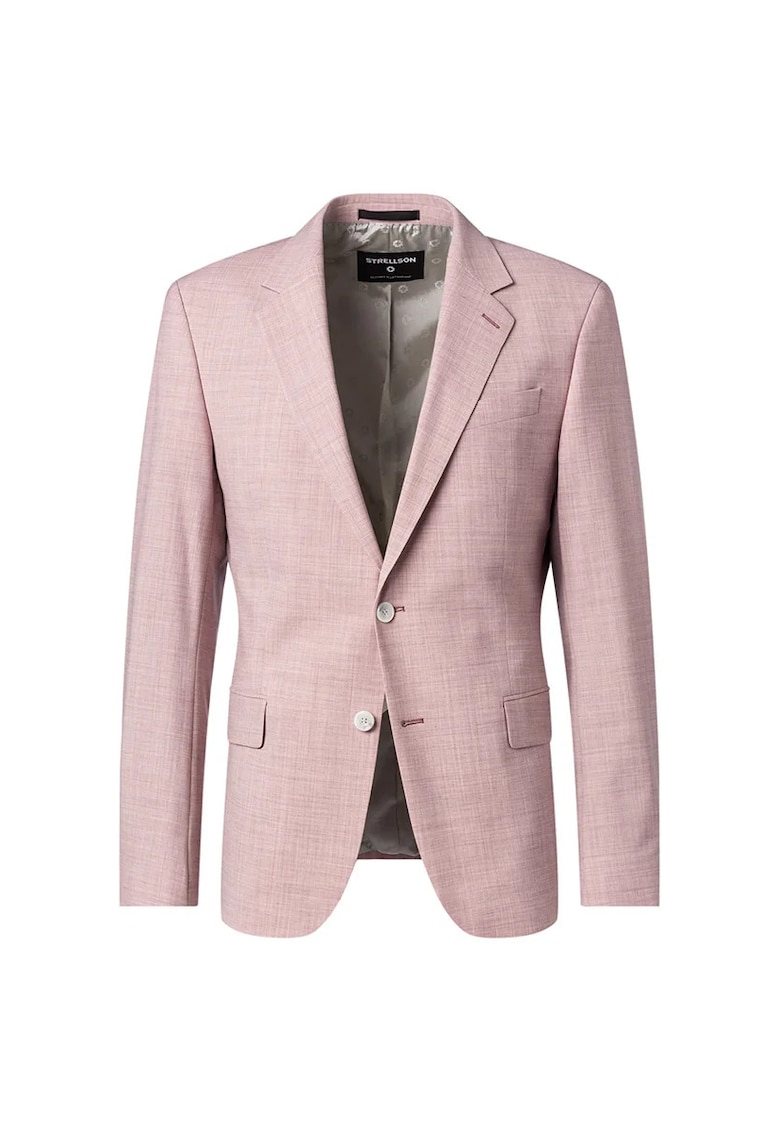 Sacou texturat cu închidere la un singur rând de nasturi STR1