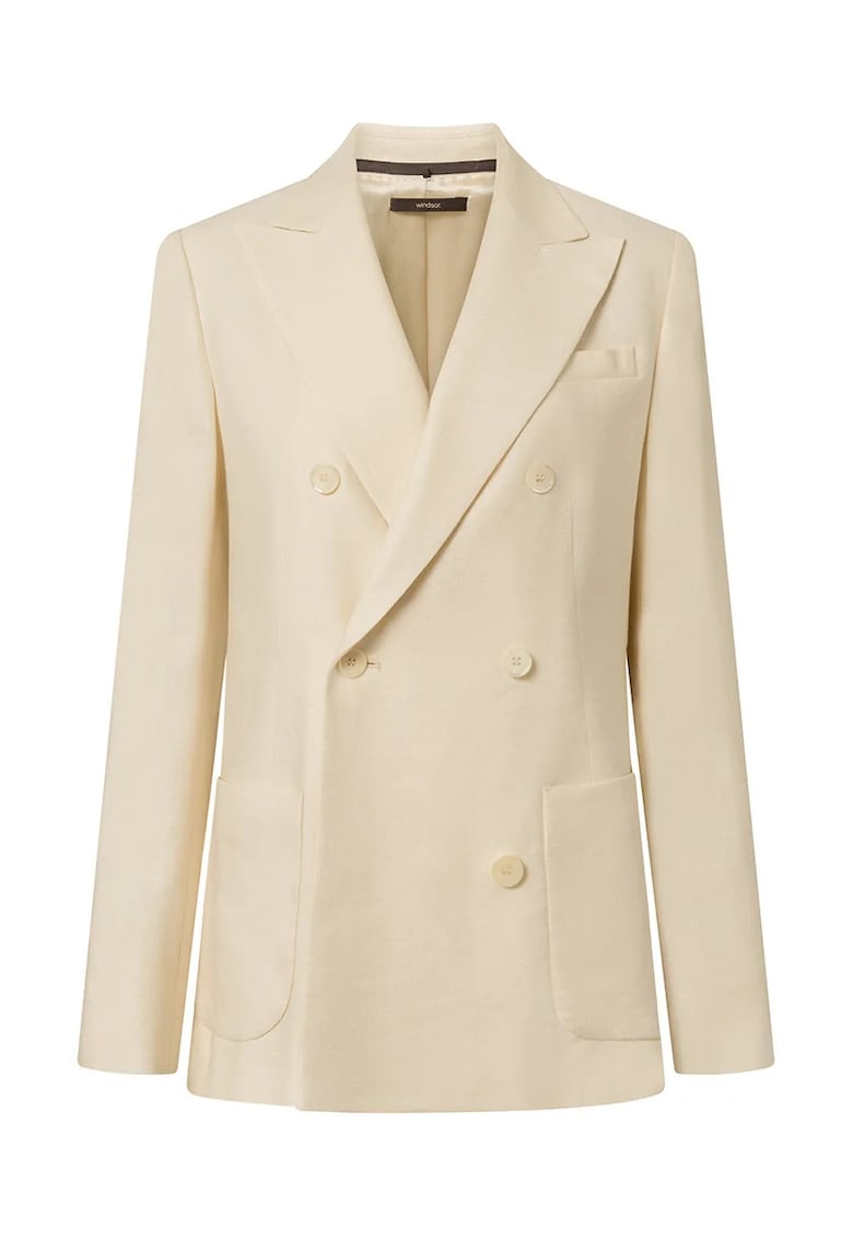 Sacou regular fit cu inchidere la doua randuri de nasturi WD1 Sacou regular fit cu inchidere la doua randuri de nasturi WD1