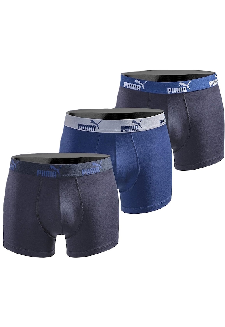 Boxeri barbati 3 Pack - Albastru -