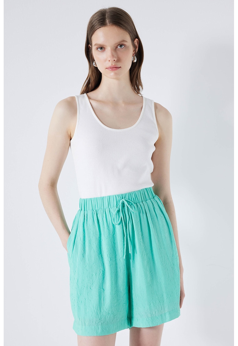 Top striat din amestec de bumbac