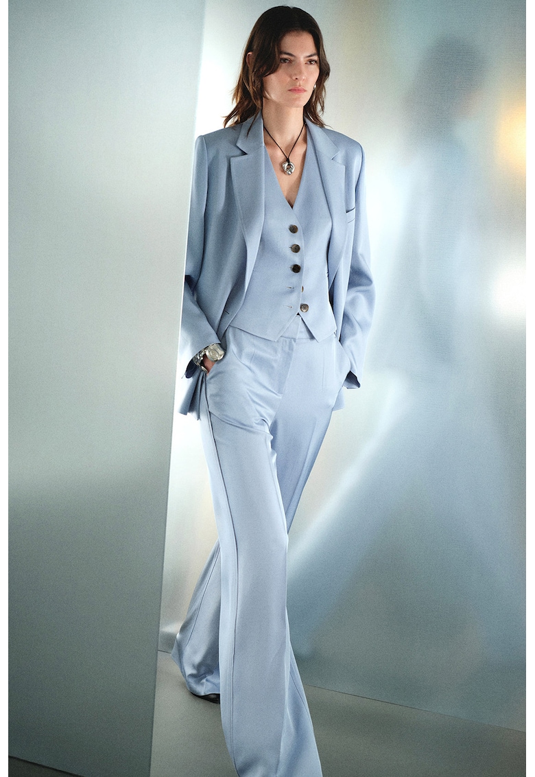 Pantaloni drepti cu pensa