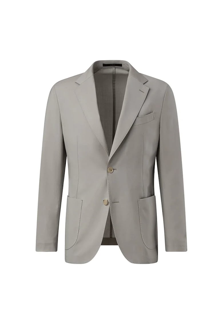 Sacou regular fit cu buzunare frontale