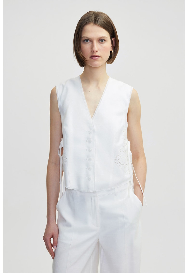 Vesta cu decolteu in V