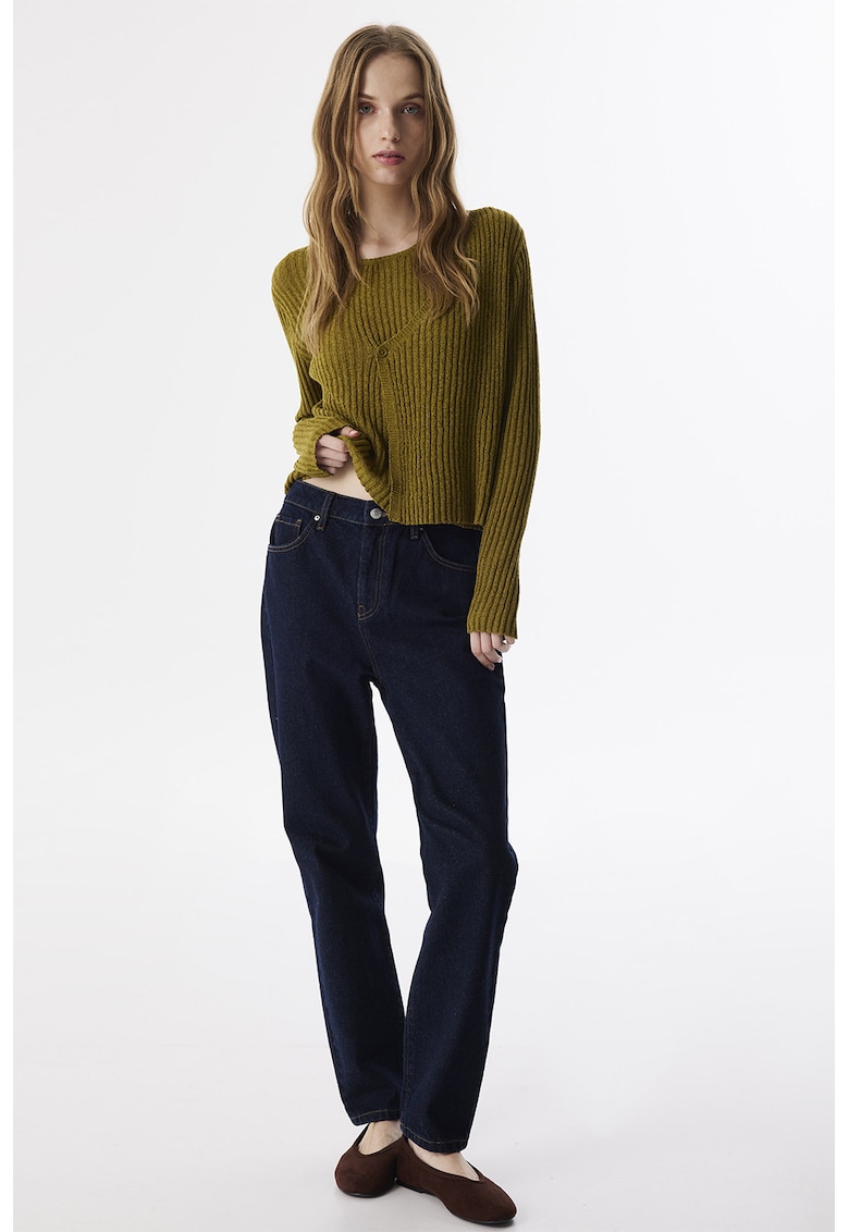 Blugi uni cu 5 buzunare