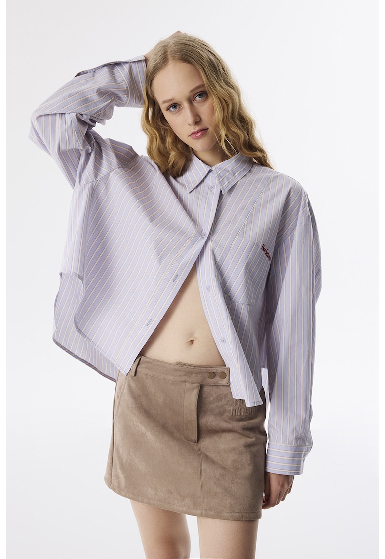 Camasa supradimensionata cu dungi