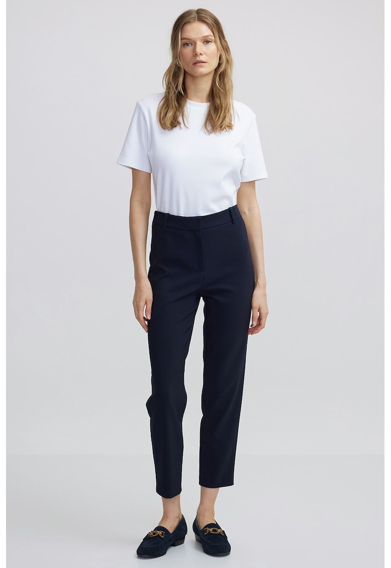 Pantaloni skinny crop - Albastru ultramarin