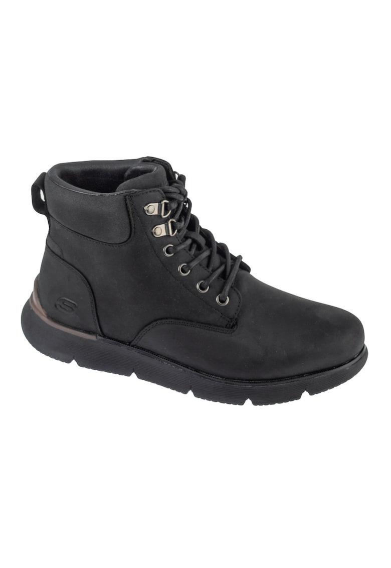 Skechers Ghete barbati - Augustino - Cobb 205228 - Negru