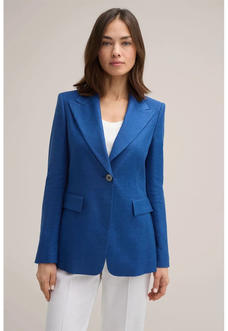 Sacou slim fit cu închidere la un singur nasture WD1