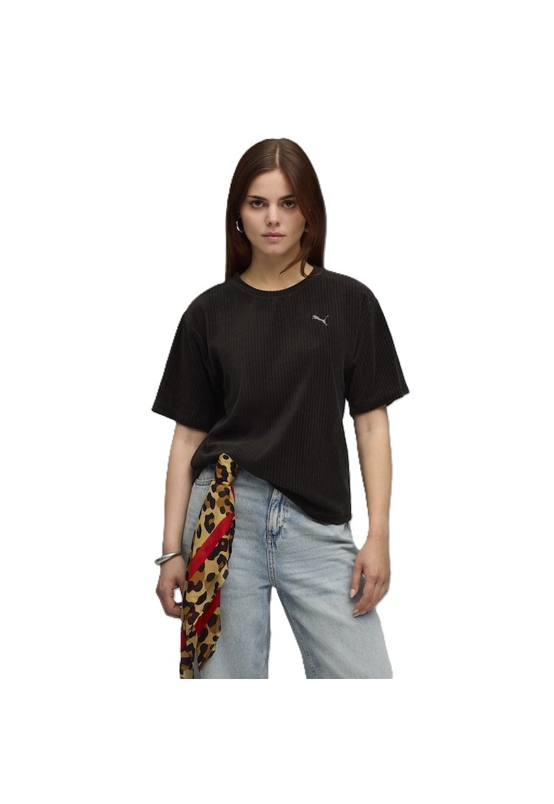 Tricou ESS ELEVATED Relaxed Velour Rib Tee-688106-01