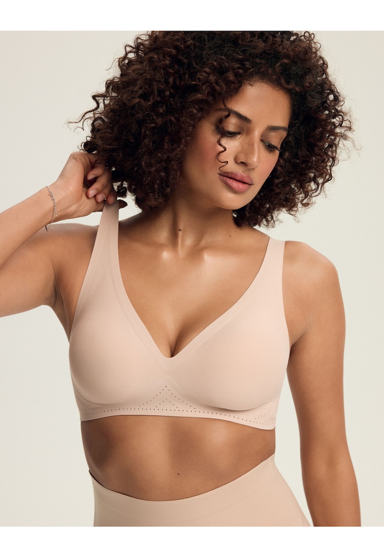 Sutien push-up bej Sleeky