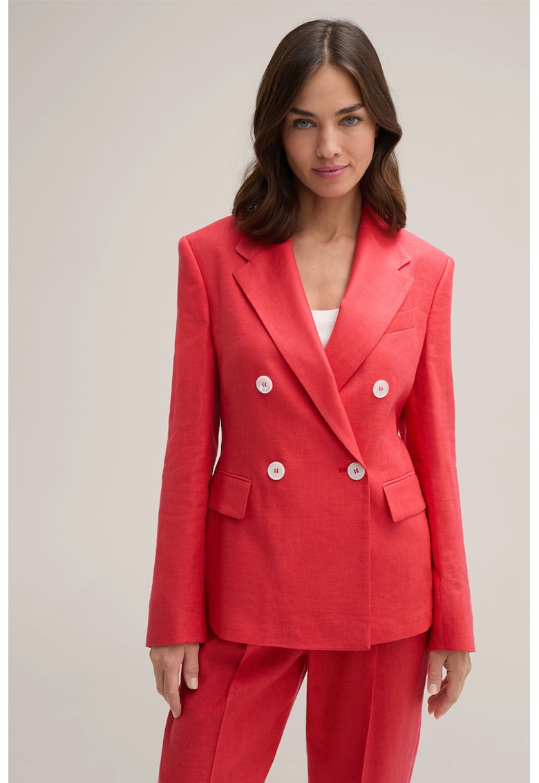 Sacou slim fit cu închidere la două rânduri de nasturi Sacou slim fit cu închidere la două rânduri de nasturi