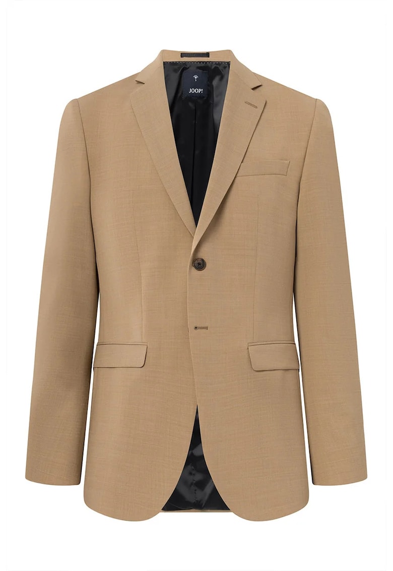 Sacou regular fit cambrat cu închidere la un singur rând de nasturi JP1