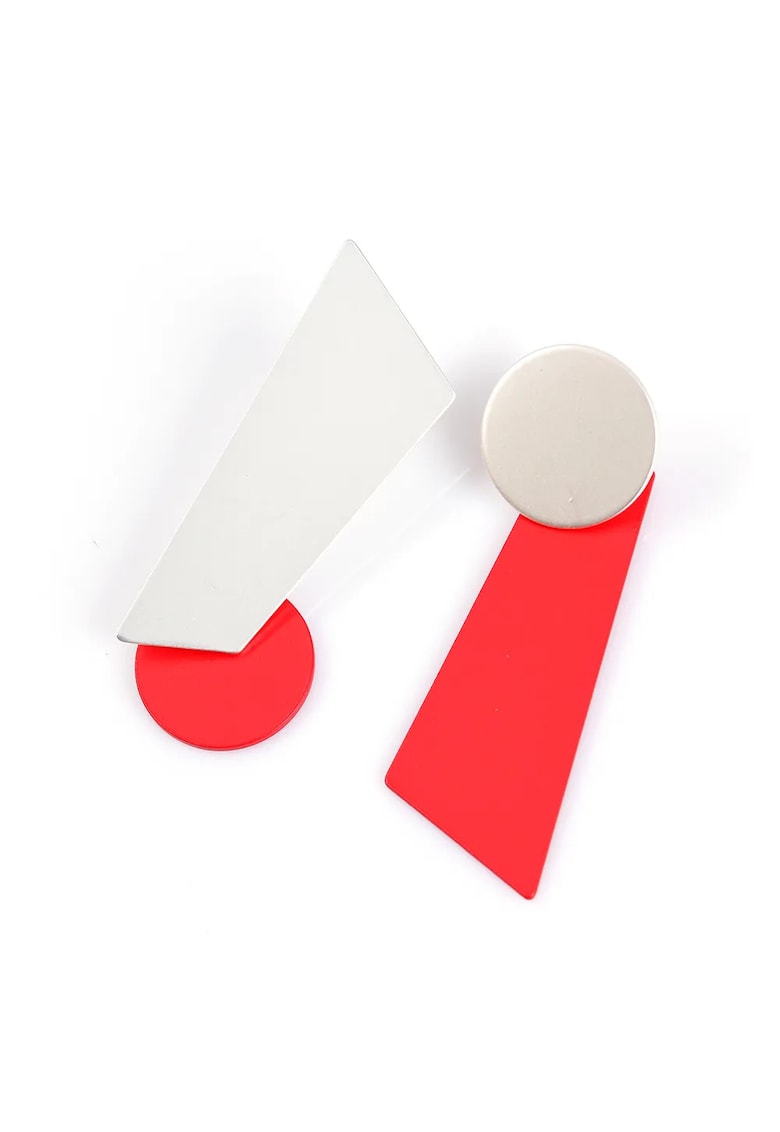 Cercei asimetrici bicolori -  Paris