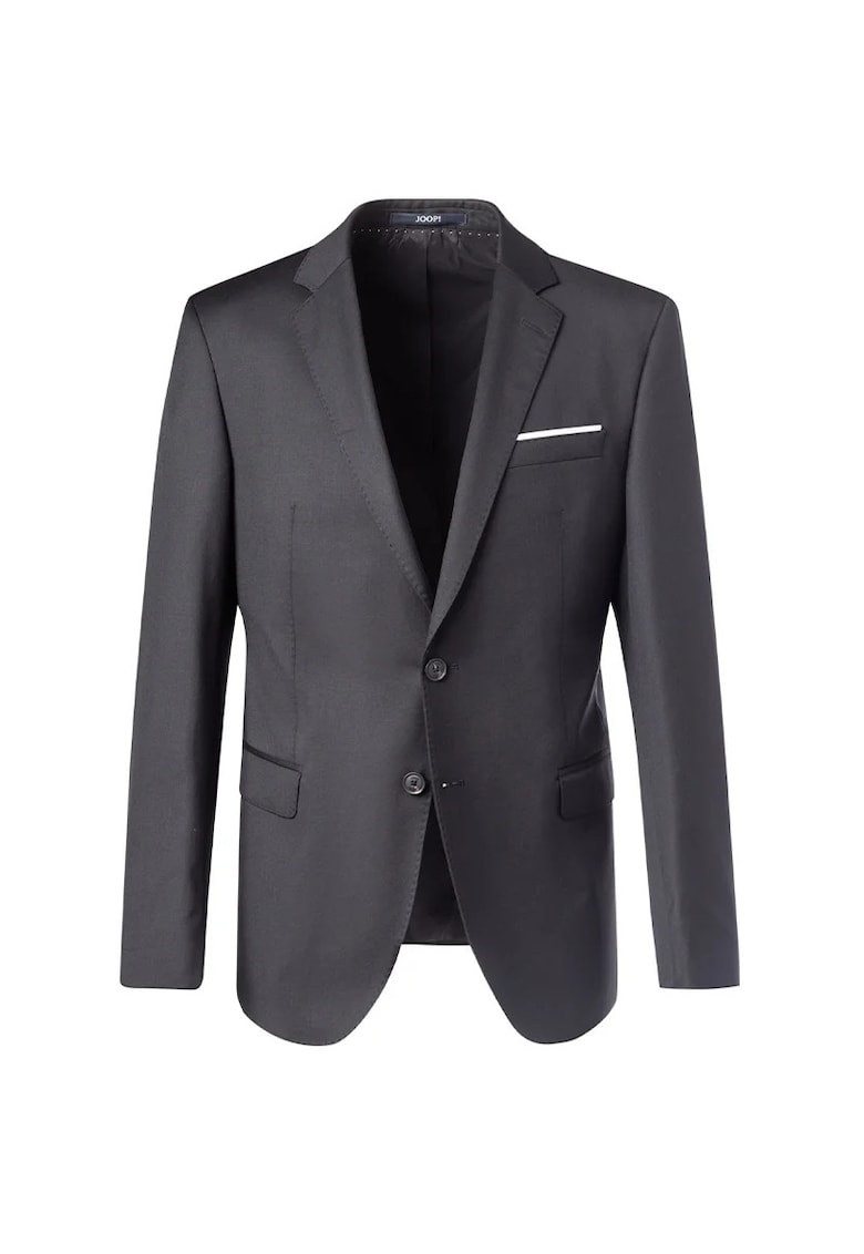 Sacou regular fit cambrat cu închidere la un singur rând de nasturi