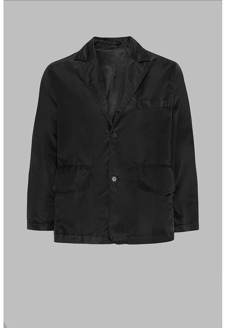 Sacou regular fit - cu buzunare frontale și închidere prin nasturi