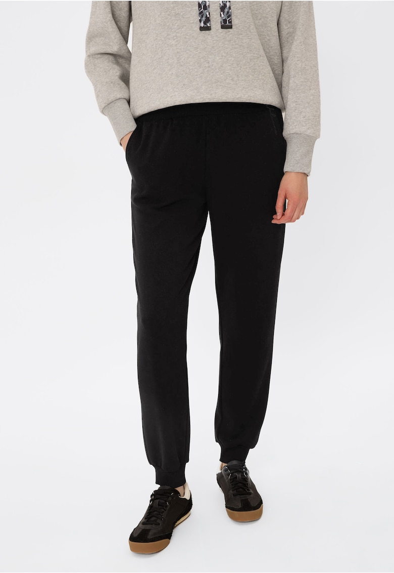 Pantaloni de trening dama - N-Silo - Regular Fit - Negru