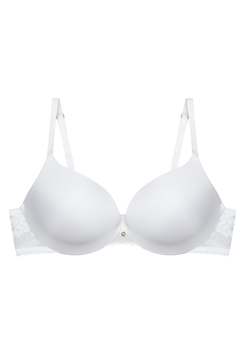 Sutien push-up alb Nickita