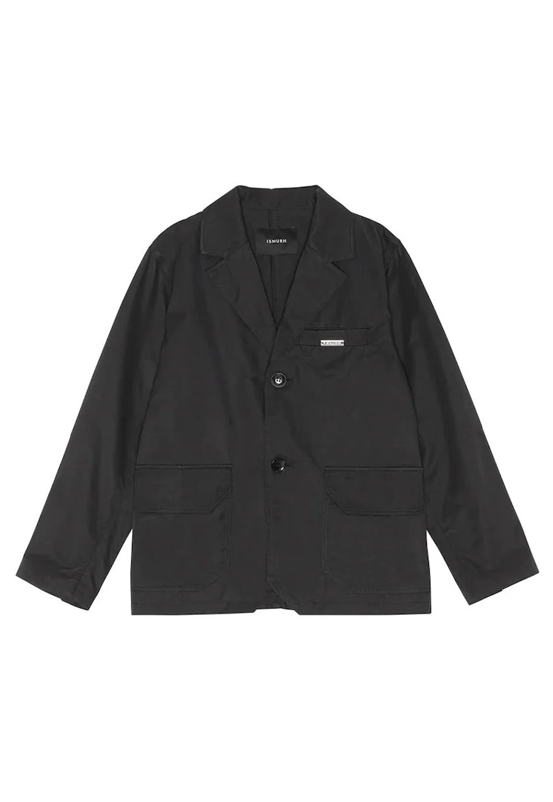 Sacou casual cu buzunare aplicate - închidere prin doi nasturi ISN1