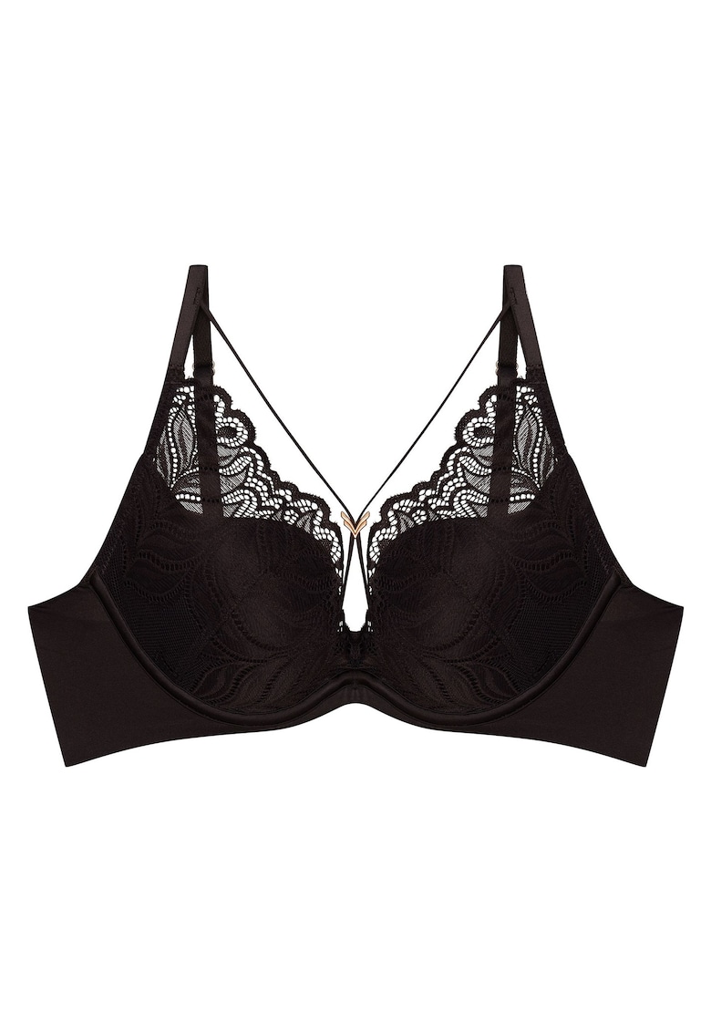 Sutien push-up maro bronz Korin