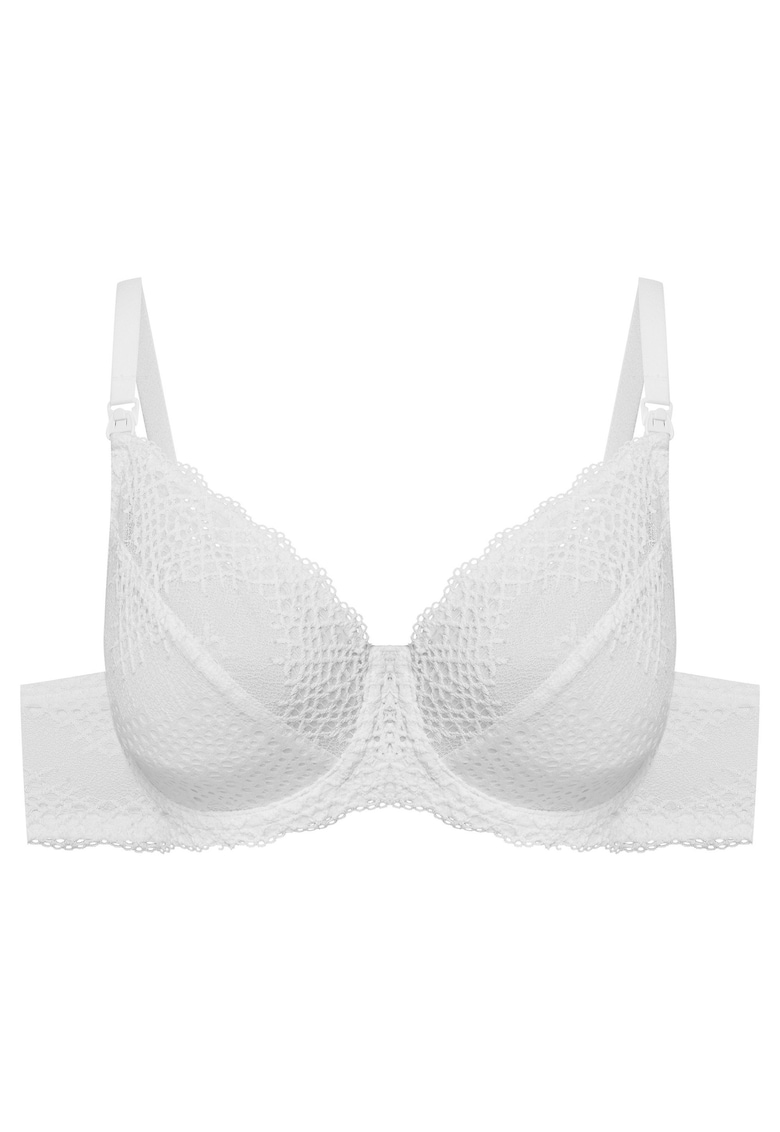 Sutien dama pentru alaptare Alb crem Caris