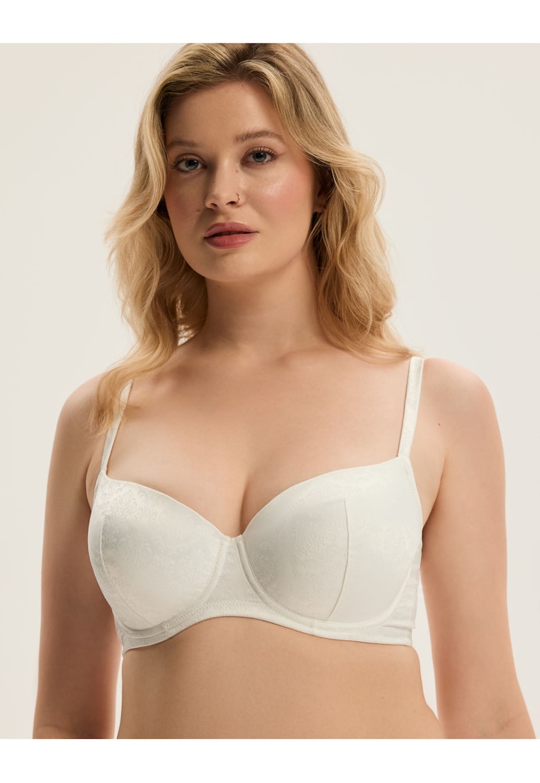 Sutien captusit Alb crem Charm