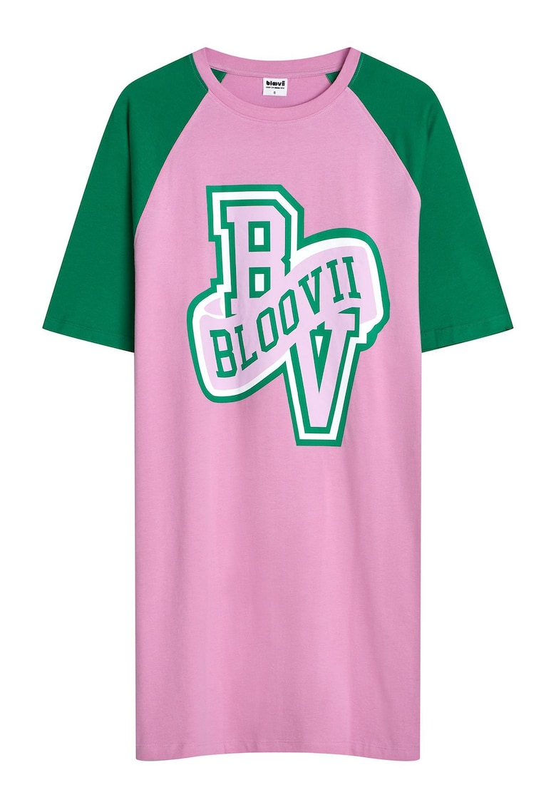 Camasa de noapte roz-verde  Kinna