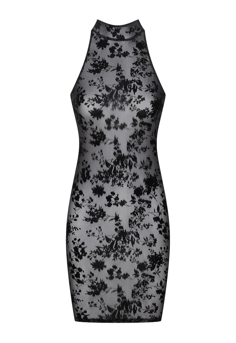 Camasa de noapte negru gri Zanja - Abstract