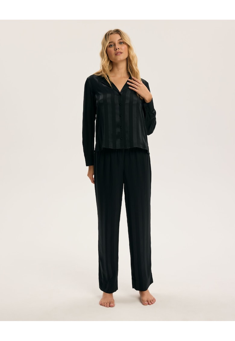 Pijama eleganta dama Negru Cuneo Esoitq