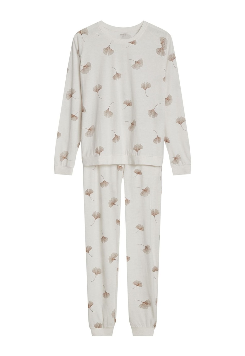 Pijama dama alb crem Cervia