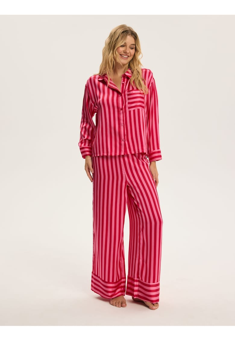 Pijama Cress roz lungă