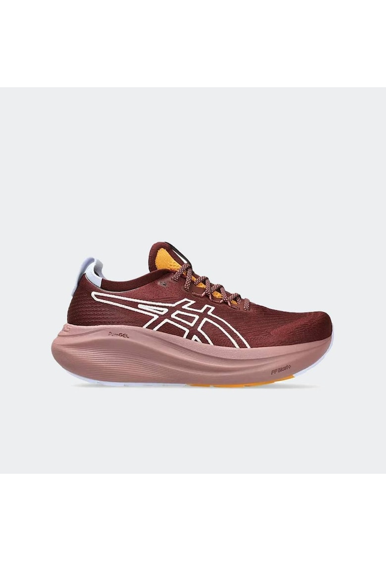 Pantofi sport dama - GEL-NIMBUS 27 TR - visiniu - plasa sintetica