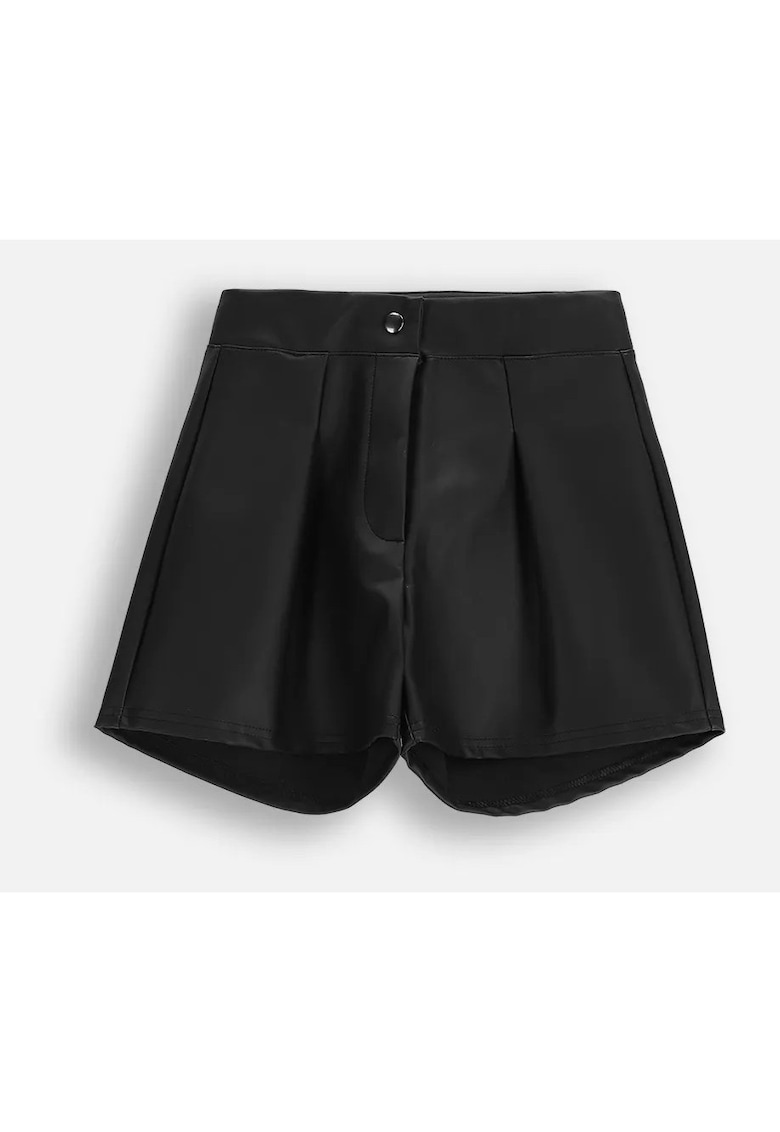 Pantaloni scurti din piele ecologica