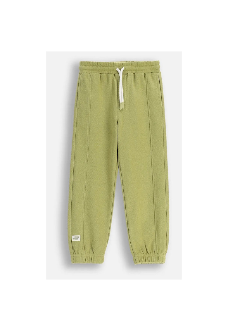 Pantaloni sport cu buzunare laterale si talie ajustabila