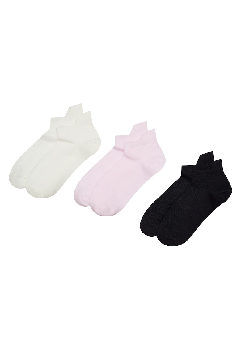 Sosete dama - alb crem roz negru Lann