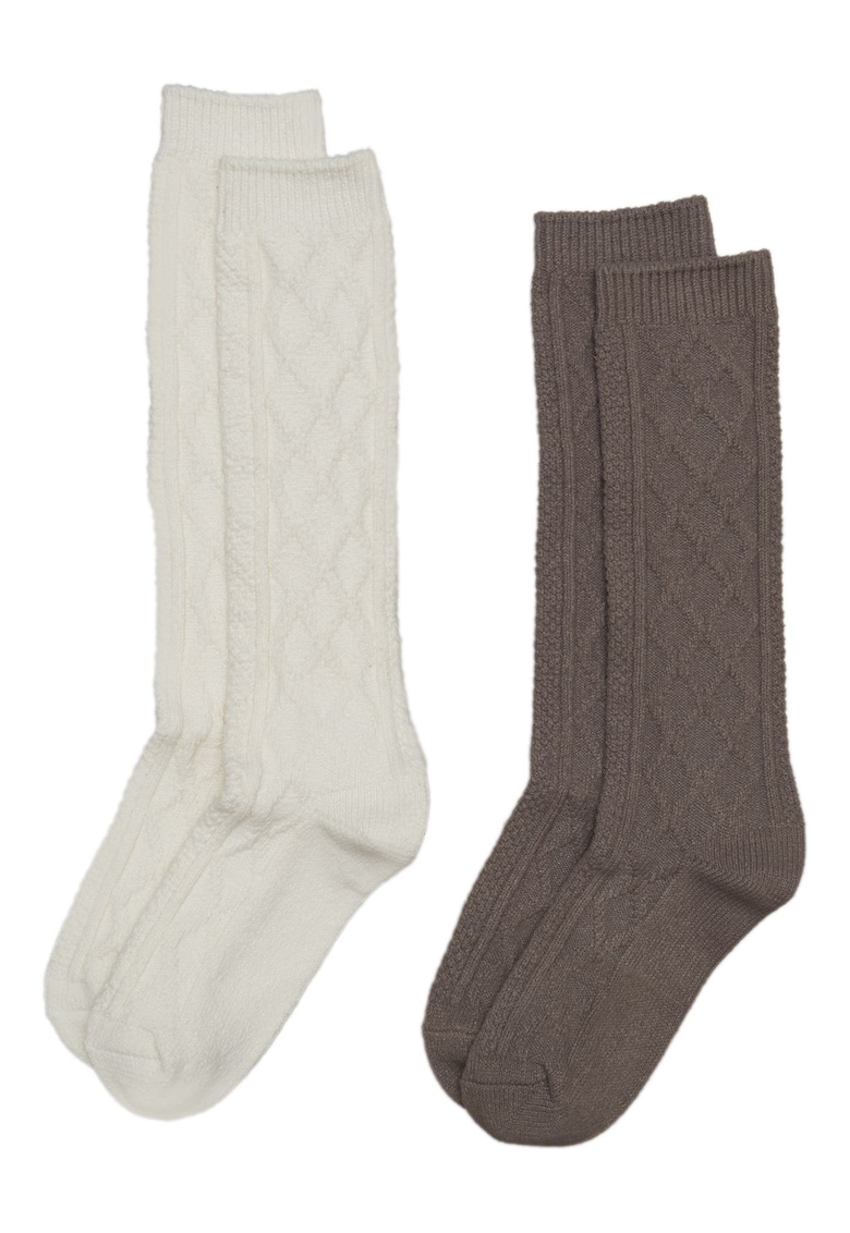 Sosete dama - alb crem maro bronz Homely Sosete dama - alb crem maro bronz Homely