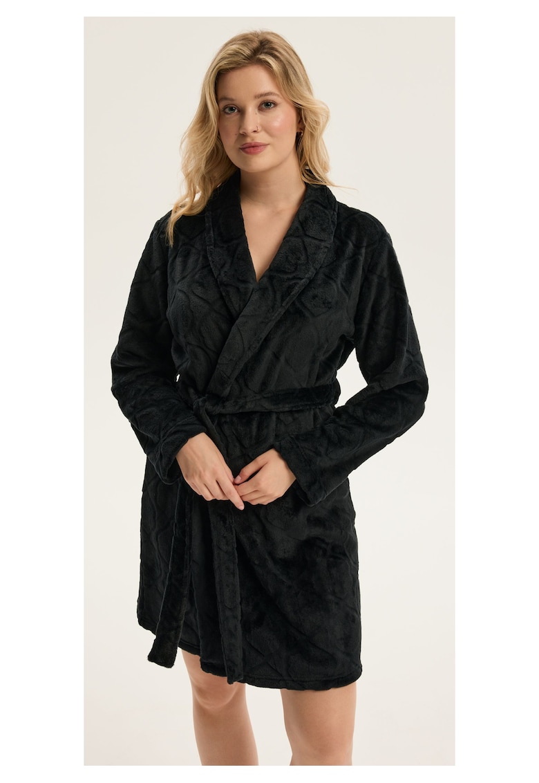 Halat de baie dama Negru Risa L/XL