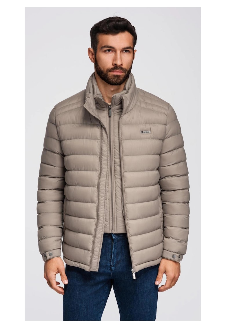 Jacheta matlasata clasica cu guler inalt  OM-JALP-0231