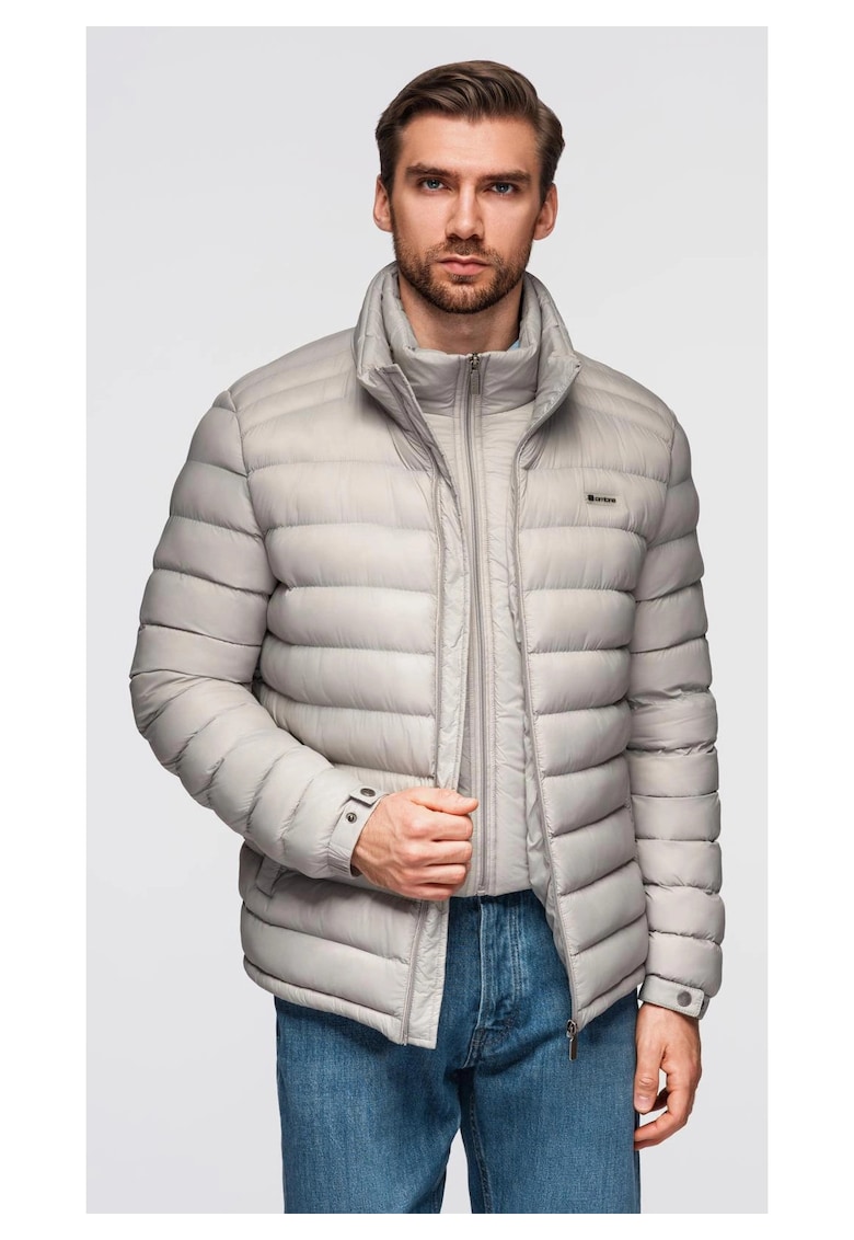 Jacheta matlasata clasica cu guler inalt  OM-JALP-0231