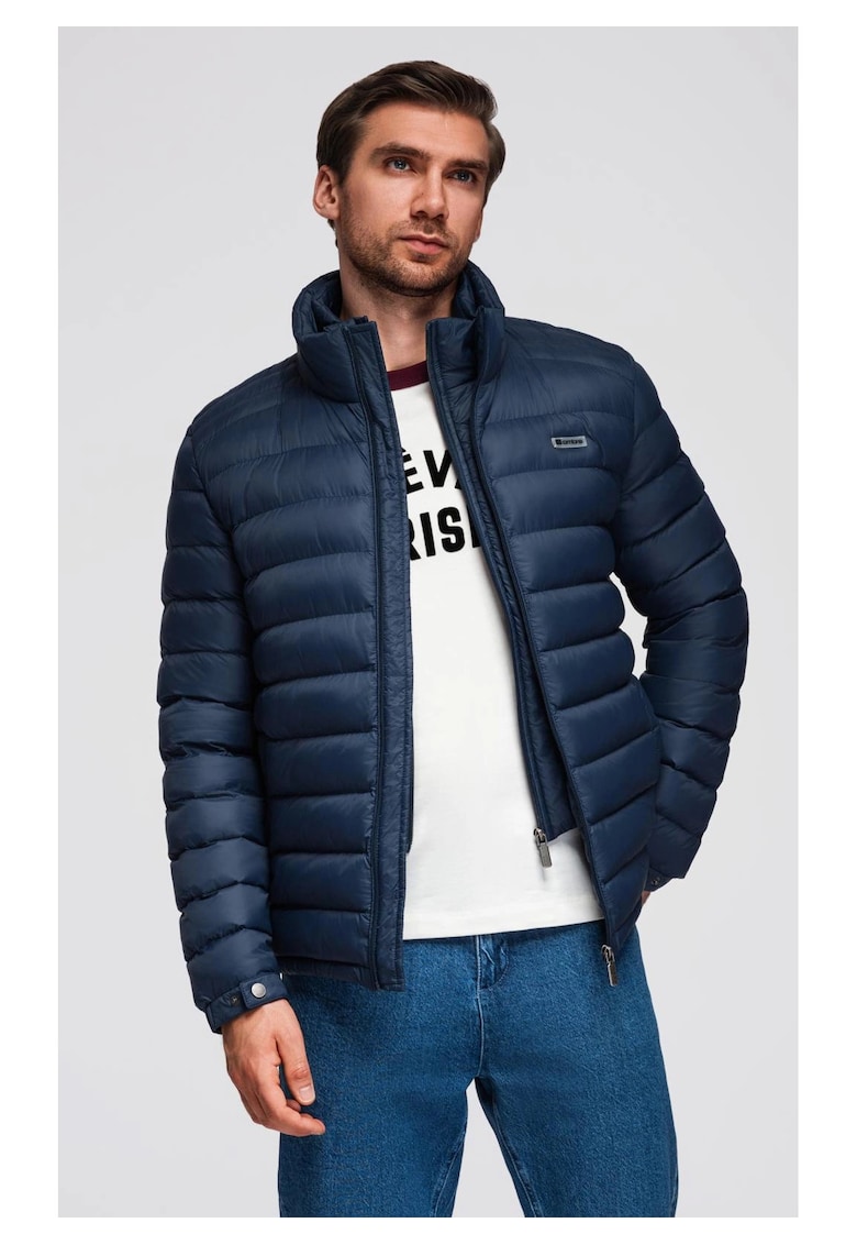 Jacheta matlasata clasica cu guler inalt  OM-JALP-0231