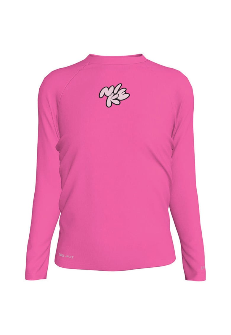 Bluza de inot pentru copii Bubble Script - Roz