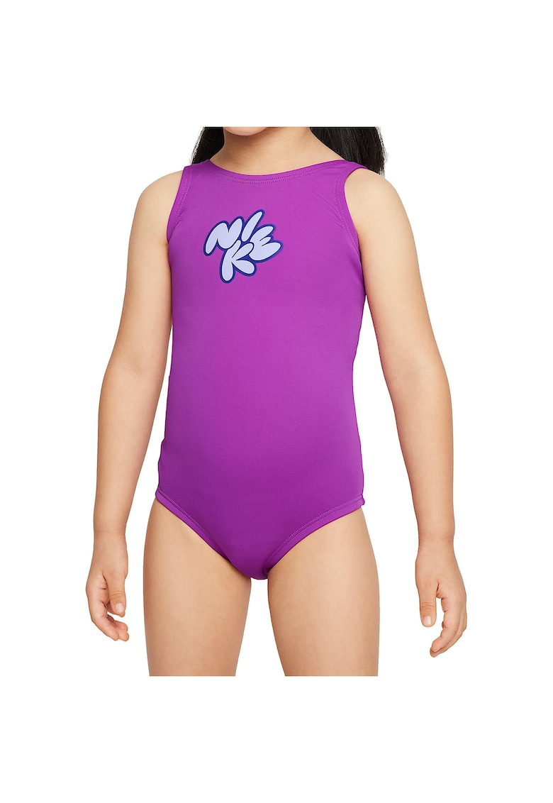 Costum de baie pentru copii Bubble Script - Mov