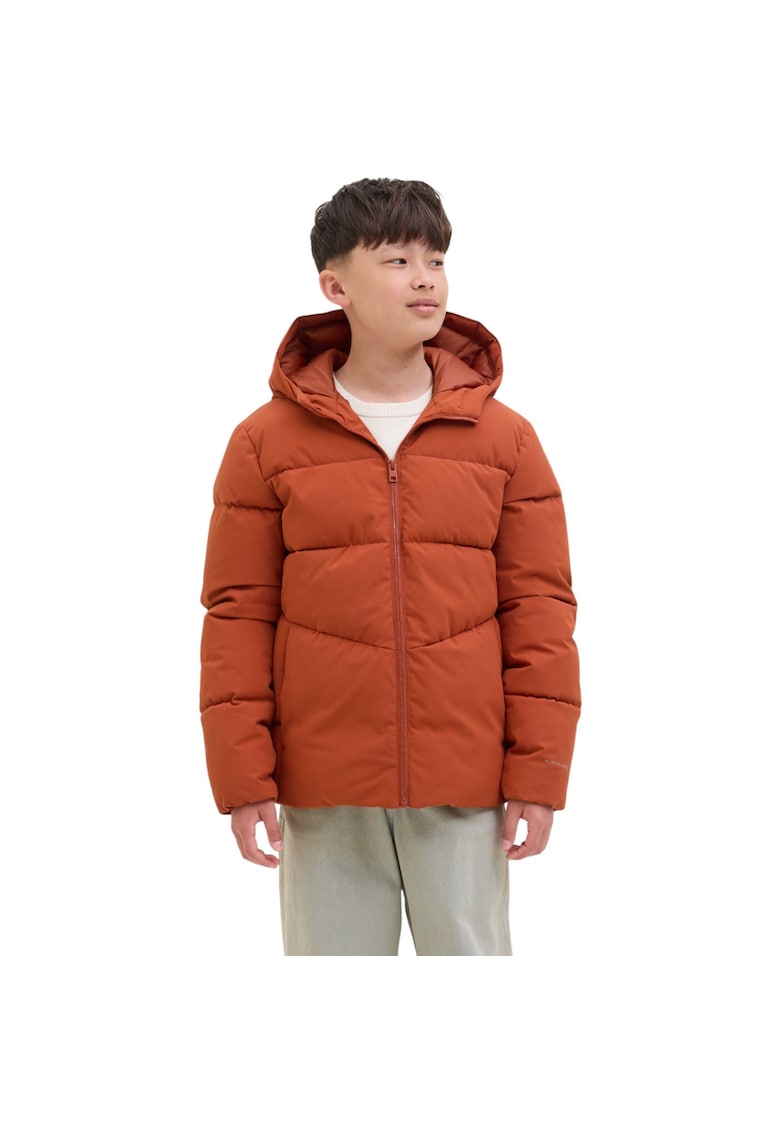 Jack & Jones Geaca JACK &JONES Global Puffer JNR 50068 - Rosu