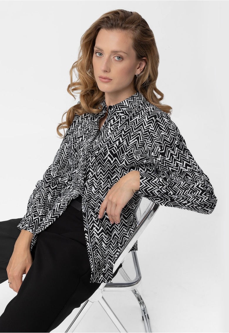 Camasa dama cu model geometric - Regular Fit - K-Rili