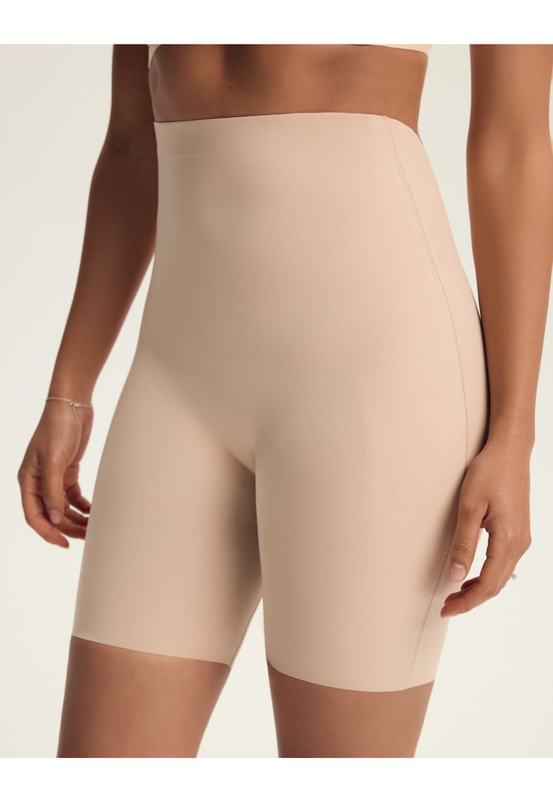 Chiloti modelatori - cu talie inalta - Bej Smooth